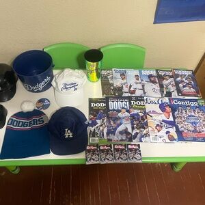 Los Angeles Dodgers Fan Memorabilia Set - Blue and Black